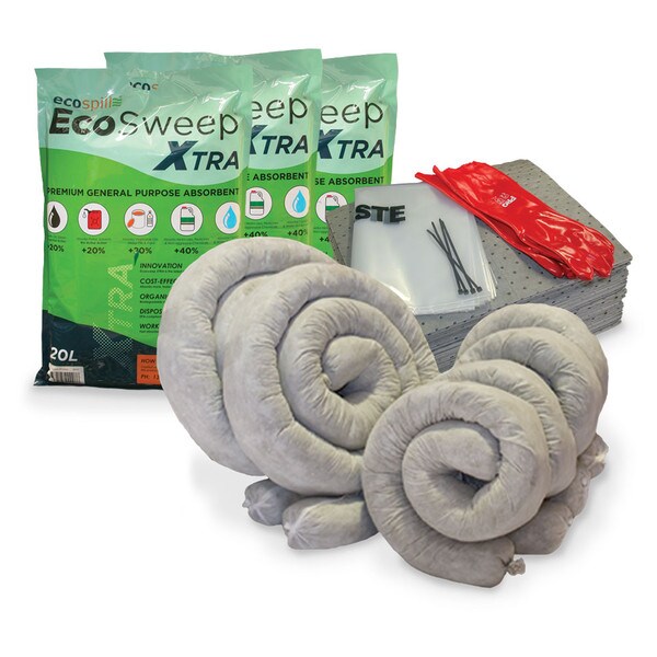 GP240-RS Re-stock Pack 240L General Purpose Spill Kit | Restock Pack 240L General Purpose Spill Kit | Ecospill | Spill Kits | Refill pack | Spill Kit restock | General Purpose Liquid spills | oil spi